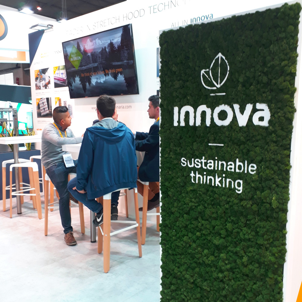 Sustainable Thinking uno de los valores de Innova mostrados en Hispack