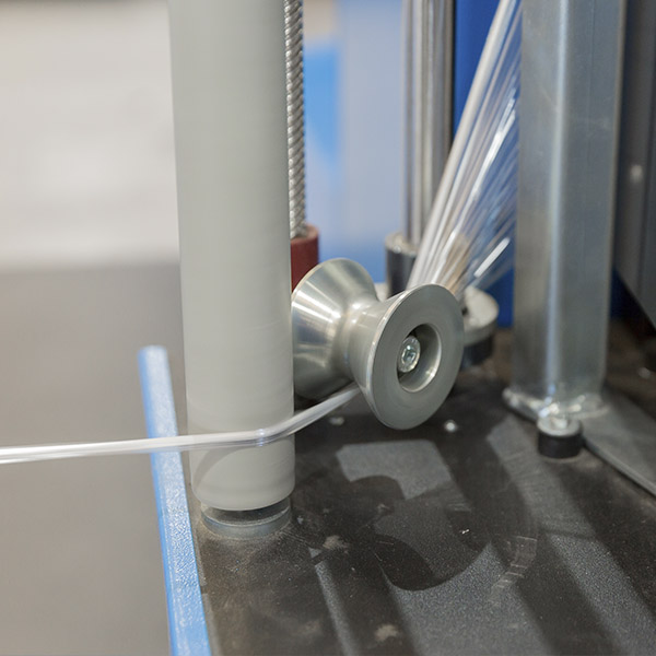 Sistema de cordão de reforço - Envolvedora semiautomatica paletes